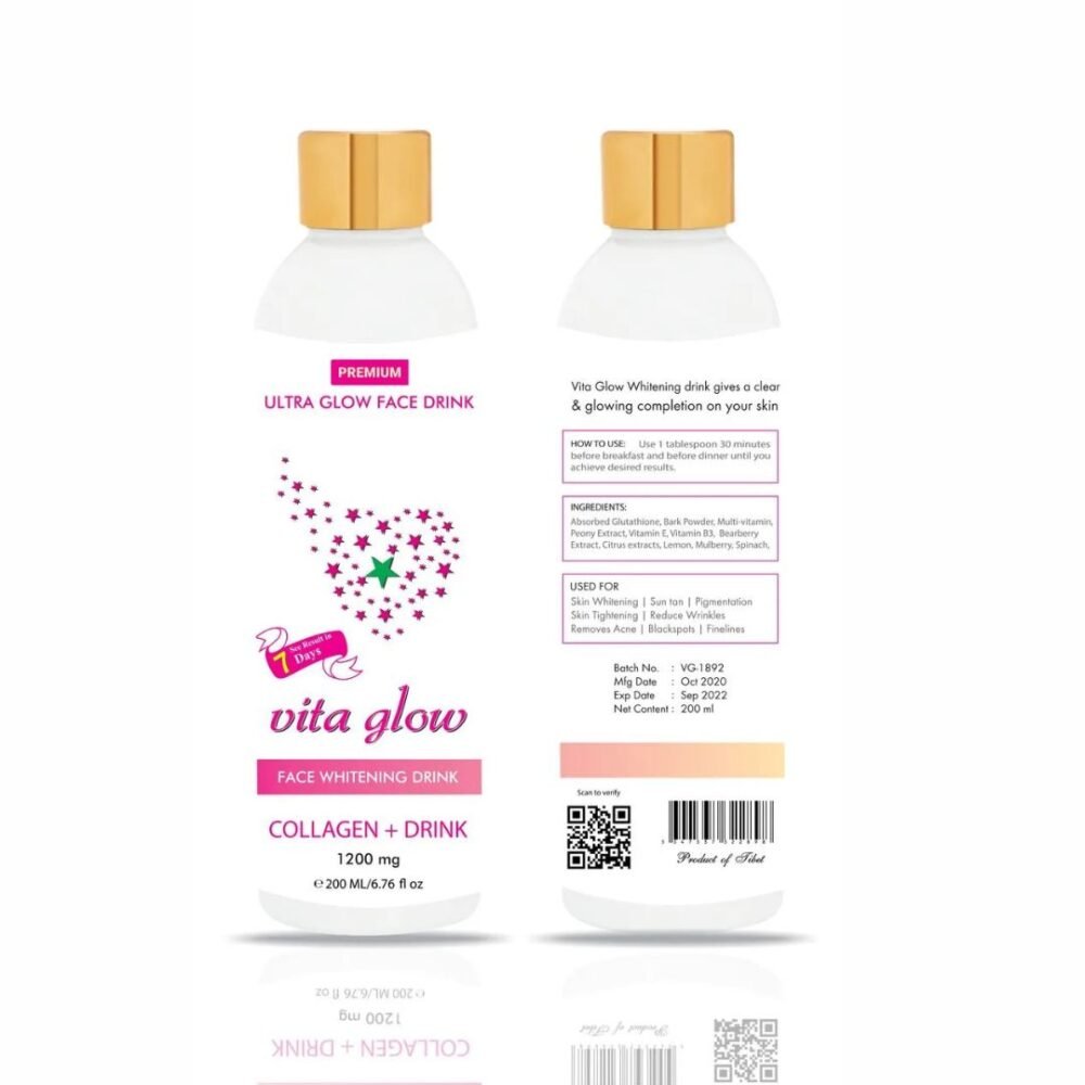 Vita Glow Radiant Skin Drink – With Glutathione & Vitamin C