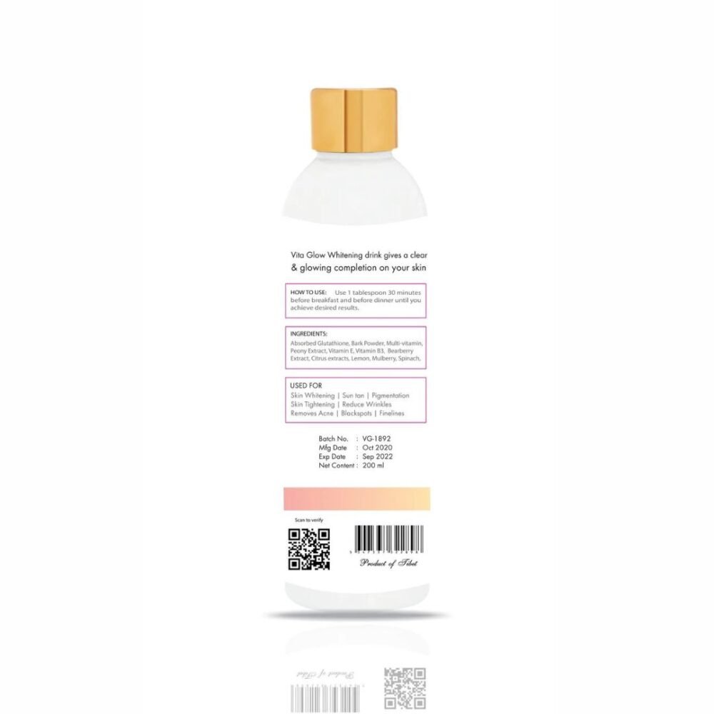 Vita Glow Radiant Skin Drink – With Glutathione & Vitamin C