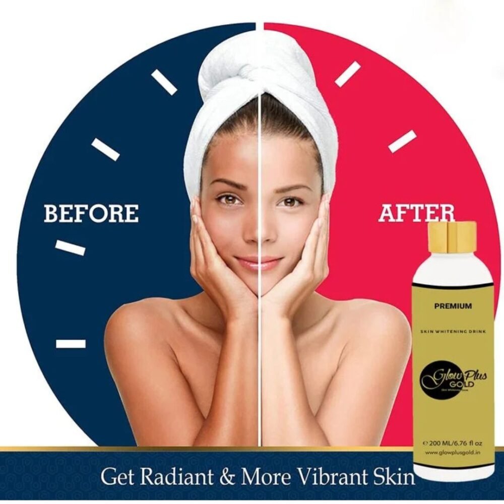 Glow Plus Gold Brightening Drink with Glutathione & Collagen Boost