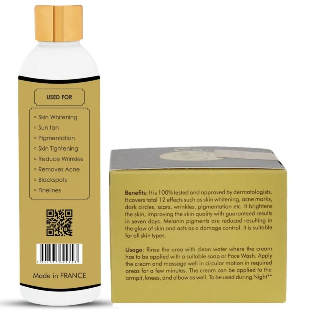 Glow Plus Gold Skin Radiance Combo – Brightening Cream + Illuminating Drink