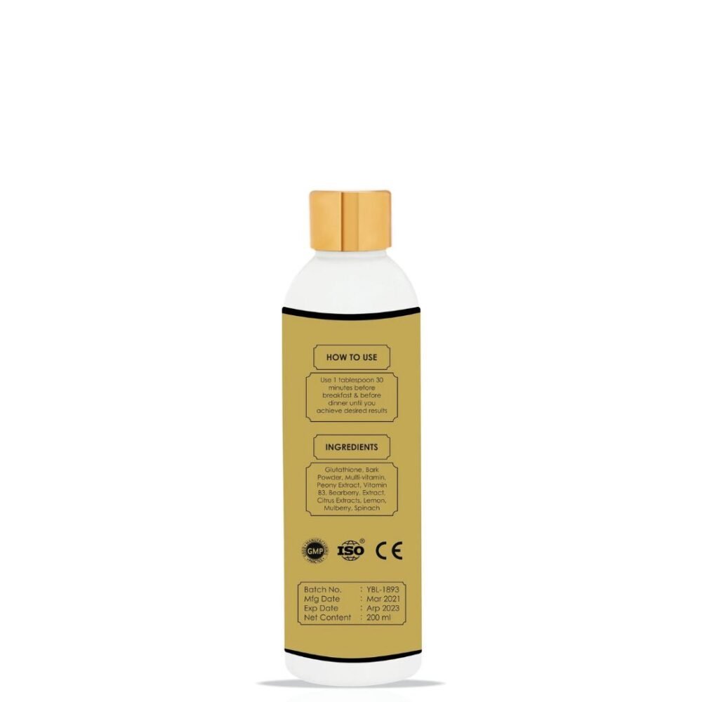 Glow Plus Radiance Support Drink – With Glutathione & Vitamin C – Vegan Friendly – 100ml