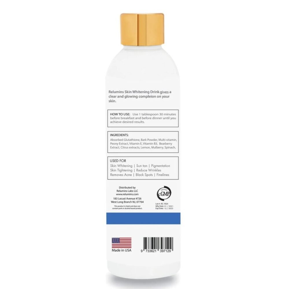 Relumins Glutathione Skin Support Drink – Radiant & Hydrated Skin