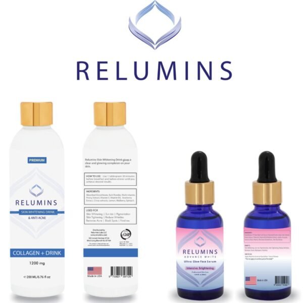 Relumins Vitamin C Brightening Drink & Serum – Radiant Glow & Skin Hydration Booster
