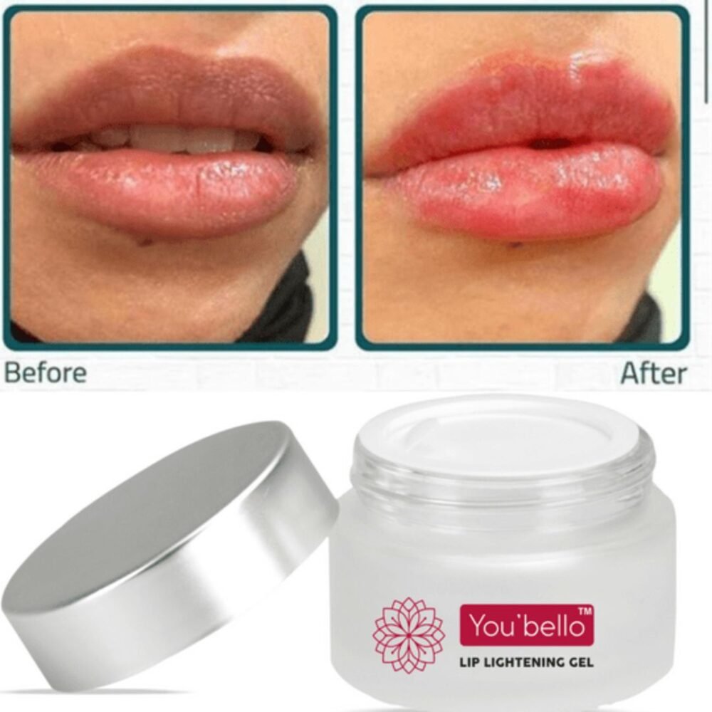 You Bello Organic Lip Lightening Gel – Hydrating Lip Repair for Dry, Dull Lips